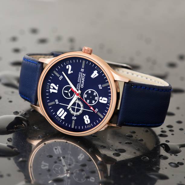 Slim Case Design Analog Watch - For Men 331-BLUE