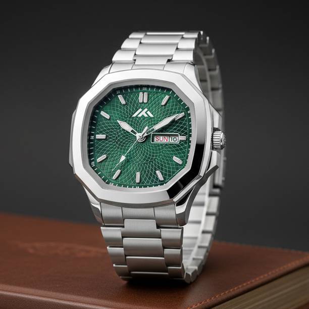 Classic Silver and Multicolor Dial Analog Watch for Men...