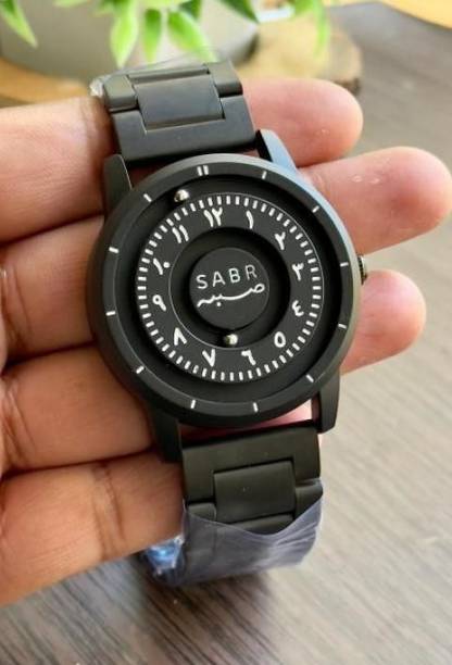 Magnetic ball watch for boys and mens arabic Analog Wat...