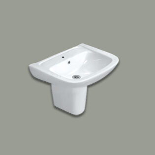 Jaquar Pedestal Basin Fns Wht 40801