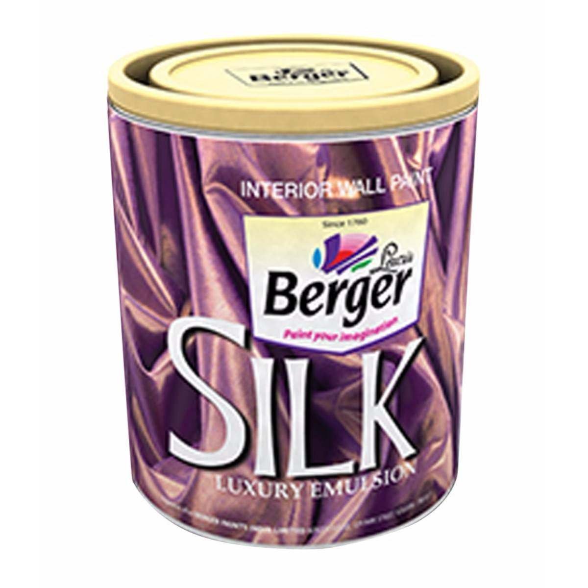 Berger Silk Luxury Emulsion Interior Wall Paint (4 L, Coral Radiance)