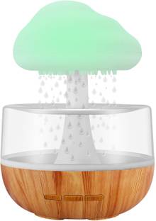 dreamenterprise Plastic Snuggling Cloud Rain Diffuser,Snuggle Cloud,Raindrop Humidifier Portable Room ...