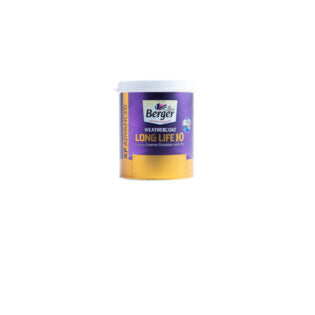 Berger 10 Litre Weathercoat Longlife 10 Exterior Emulsion Yellow Bs 2
