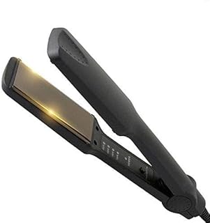 BRONXTON KM-329 Professional Hair Salon Ceramic Plates Fast Heat up Hair Straightener, Straightens & Curls, Suitable for all Hair Types; Worldwide vol