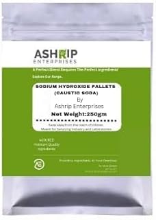 250gm SODIUM HYDROXIDE PALLETS (CAUSTIC SODA) For Skin Cleansers, Face Wash, Detergents, Soap Bases, Foot Powders, Nail Products, Shampoo, Shaving Pro