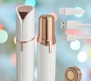 USB Flawless epilator for Women, Facial Hair Remover for Women,Face, Lips, Nose Hair Removal ElectricNIL Baps-P3468