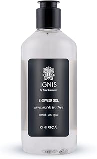 Kimirica Ignis Body wash with Richness of Bergamot & Tea Tree Summer Shower Gel for Refreshing skin | 100% Vegan & Paraben Free | Long Lasting Fragran