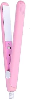Mini Hair Straightener Women Beauty Mini Professional Hair Straighteners Temperature Control Flat Iron Especially For Teen, Pink