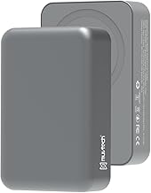 Muvtech Tank Magnetic Wireless Power Bank 20000mAh 35W Fast Wired Charging, Compatible with MagSafe iPhone 17, 16,15,14,13,12, Samsung, OnePlus, Googl