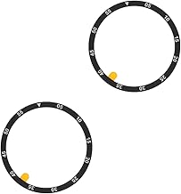 DOITOOL 2pcs Time Scale Ring Fashionable Bezel Replaceable Bezel Smart Watch Bezel Replacements Ring Watch Bezel Replacement Decorative Watch Bezel Pr