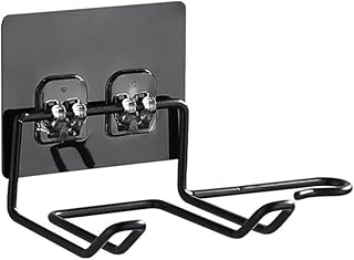 Hair Dryer Stand Wall Mount Hair Dryer Organizer Blower Holder for Bathroom Suitable for All Hair Dryer Models