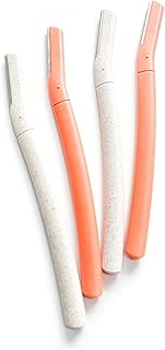 Facial Razor, Eyebrow Trimmer Chaosss &. Professional Exfoliating Dermaplaning Tool, Peach Fuzz Shaver and Multipurpose Home Skin Care for Women and M
