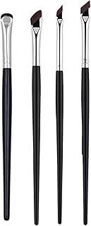 4 Pcs Eyeliner Brush Set, Angled Eyeliner Brush for Precise Eye Makeup, Professional Makeup Brushes for Eyebrow and Eyeliner Application,eye makeup br