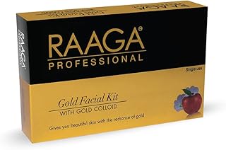 Raaga Professional 7 Step Gold Single Use Facial Kit with Gold Colloid 43 Gram