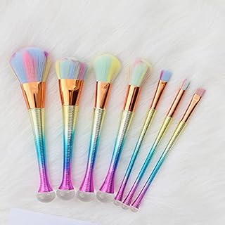 7 Pieces Lollipop Makeup Brush Set Lovely Makeup Brush Kit for Girls Portable Beauty Cosmetic Tools Women Cosmetic Concealer Brush (Pack of 7)