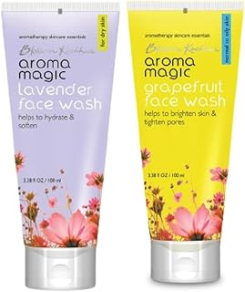 Aroma Magic Face Wash Combo - Lavender (100ml) & Grapefruit (100ml) | For Dry, Normal & Oily Skin | Pack of 2