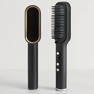 Hair Straightener Used While Massaging Hair Scalps And Head., Hair accessories