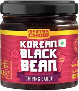 MasterChow Black Bean Dip | Dipping Sauce | Fermented Black Bean Sauce | Ready-to-Eat | Serves 4-5 (200gm)