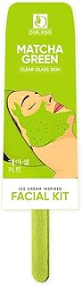 Matcha Green Clear Glass Skin Facial Kit | 7 Steps Facial Pack for Brightening, Hydration & Anti-Pollution | With Matcha Green Tea, Korean Ginseng, Al