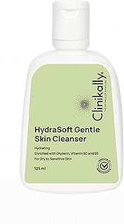 Clinikally HydraSoft Gentle Skin Cleanser | Hydrating, Non-Irritating and Non-Drying | Glycerin, Vitamin B3, B5 Enriched | 125 ml