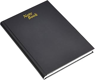 Premium Hardcover Notebook | 5 x 7.5 inch | 100 Sheets / 200 Ruled Pages | Compact Size | With Bookmark Thread | Ideal for Office, School & Journaling