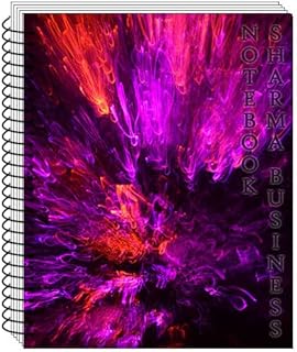 KRASHTIC Violet Light Cover Spiral Notebook Journal Plastic Soft Cover Wire Bound Plain Unlined Notepad Diary Memo Planner, A4 Size (30x21 cm) 140 Pag