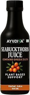 Seabuckthorn Juice with Omega 3,6,7,9 | Plant-Based Daily Wellness Herbal Drink – 500 ml