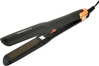 Hair Straightener for Women with Ceramic Coated Plates, Quick Heatup & Travel Friendly (SS-1054, Black) | 1 Year Warranty