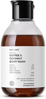 Brillare Coffee & Coconut Body Wash for Energized & Moisturised Skin