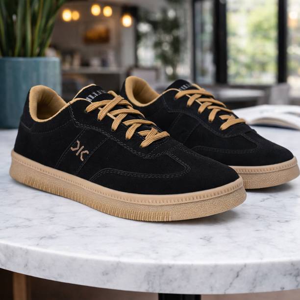 Sneakers for Men Low-Top Synthetic Leather Casual Shoes...