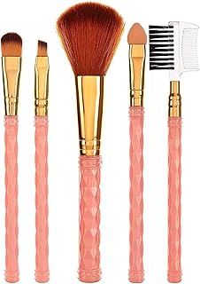 MAPPERZ Professional Make Up Brush Set/Synthetic Makeup Brush Set Foundation Blending Blush Face (Pack of 5) (Multi colour)