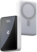 Z Plus MagZap 2.0 20000mAh Mag-Safe Power Bank - 15W Magnetic Wireless Charging, 22.5W USB-C PD Fast Charge Battery Pack with LED Display, Compatible