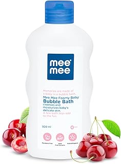 Mee Mee Body Wash 400 ml (Pack of 1) | Cherry & Fruit Extracts | Tear-Free Formula | Moisturizes and Soothes Skin | Natural Head-to-Toe Mild Bubble Ba