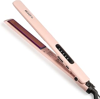 Cortex Beauty 1 Inch Flat Hair Straightener | Professional Ceramic Coated Plates for Straight, Shiny and Frizz Free Hair, Fast Heating, One Pass Styli