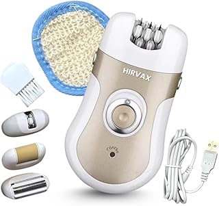 4 in 1 Cordless Rechargeable Electric Body Shaver | Smooth & Effortless Hair Removal from Roots Machine | Easy to Use Professional Women's Epilator