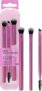 Real Techniques InstaPop Eye Brush Duo - Makeup Eye Brush Set for Precision Eyeshadow Application & Blending