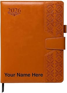 2026 Customized Daily Journal, Monthly Planner, Personalized Diary, Premium Organizer Notebook (B5 (A))
