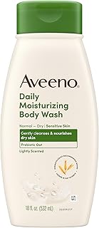 Aveeno Active Naturals Daily Moisturizing Body Wash with Natural Oatmeal 18 Ounce