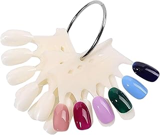 Enakshi® 60 Pcs/Set Nail Tips Sticks Nail Art Practice Tips Color Board Natural|Health & Beauty | Nail Care Manicure & Pedicure | Nail Practice & Disp