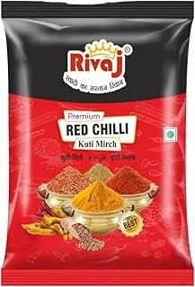 Rivaj Premium Red Chilli Kuti Powder 5Kg Pure & Natural Indian Spice