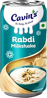 Cavin's Rabdi Milkshake | Rich Rabdi Flavoured Ready to Drink Milkshake | Tasty, Thick & Creamy Beverage | 170ml