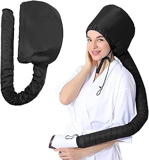 Hair Dryer Hood & Diffuser Cap – Floating Plopping Cap for Curly Hair | Adjustable Drawstring Net Cap for Fast Drying (Multicolour)