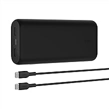 Belkin 20000 mAh 20W Power Bank | Super Fast Charging | USB-C PD Port | Fast Charging for iPhone 17, Air, Pro, Pro Max, AirPods, Samsung Galaxy S25, G