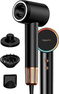 MakeMeeBold Make Mee Bold High-Speed Hair Dryer | 110,000 RPM BLDC Motor | 3X Faster Drying | 5 Modes with AI & Kids Mode | Ionic Hair Dryer with Diff