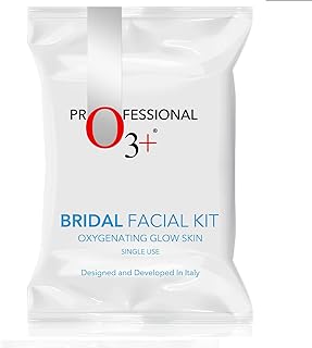 O3+ Bridal Facial Oxygenating Glow Skin Kit for Deep Cleansing, Bright & Radiant Complexion with Hyaluronic Acid | For Oily & Acne Prone Skin (42g+50m