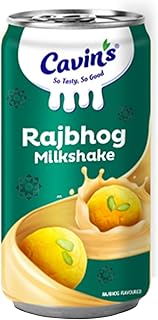 Cavin's Rajbhog Milkshake | Royal Rajbhog Flavoured Ready to Drink Milkshake | Smooth, Creamy & Delicious Beverage | 170ml