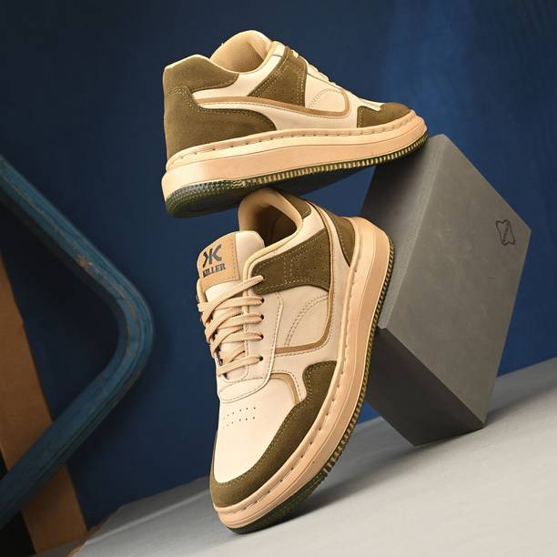Men's Casual Sneakers with Comfortable Sole & Stylish S...