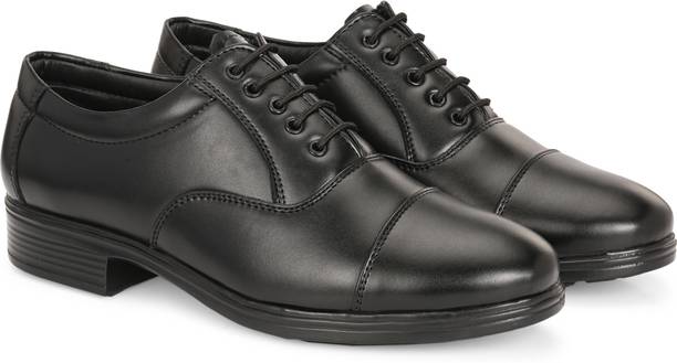 Oxford Police Duty Faux Leather Lightweight Premium Sho...