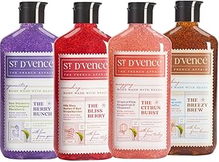 ST. D'VENCE Shut the Soap Up Body Wash Shower Gel for Women & Men | Moisturising Body Wash for Winter Combo | Paraben & Sulphate Free - (300 ml x 4)