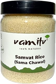 Vamitv - Samvat Rice (Sama Chawal/Samak/Samo) 400gm, Upwaas Food | 100% Natural